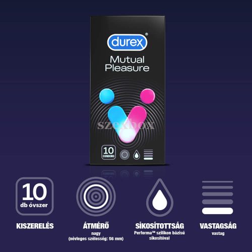 Durex Mutual Pleasure - óvszer (10db)