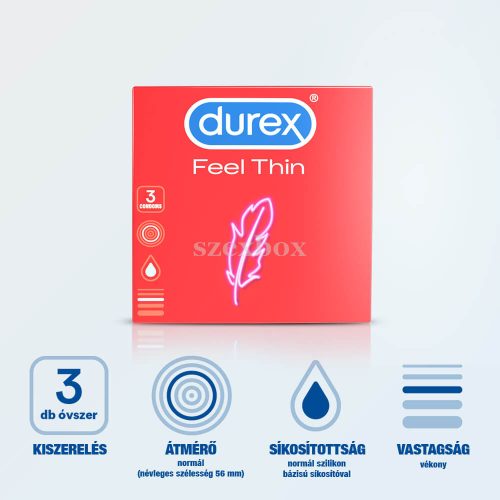 Durex Élethű érzés (3db.)