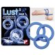 Lust ring trio - blue