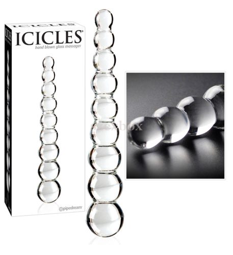 Icicles - gömbös üvegdildó