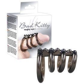 Bad Kitty - spiked quadruple penis ring