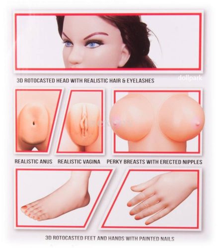 Suzie Carina - szexbaba széttárt lábakkal