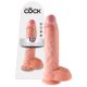 King Cock 25cm realisztikus dildó – domináns méret