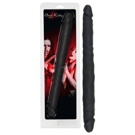 Bad Kitty - Silicone double dildo (black)