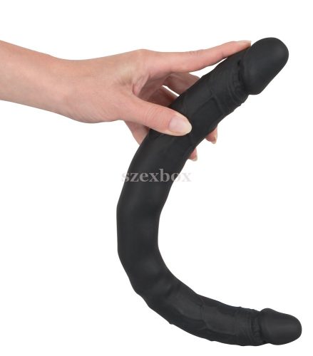 Bad Kitty - Silicone double dildo (black)