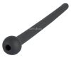 Dilator Piss Play - hollow silicone urethral dilator dildo (black)