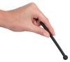 Dilator Piss Play - hollow silicone urethral dilator dildo (black)