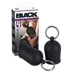 Balck Velvet - metal ring teat (black)