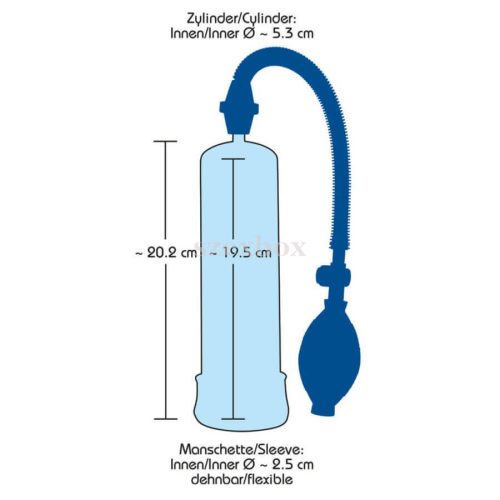Bang Bang erection pump blue