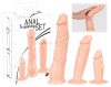 Anal traning - élethű dildó szett - 3db (natúr)