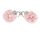 Plush handcuffs pink