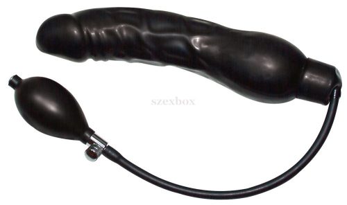 Black latex mounting balloon