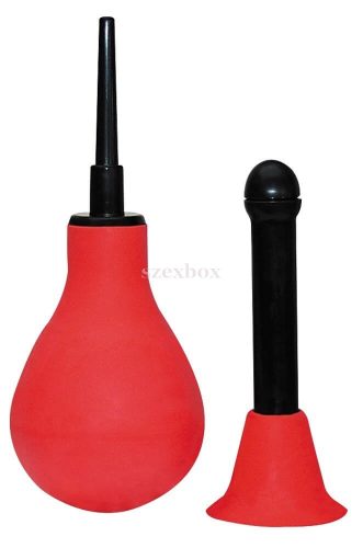 Intimate shower with two attachments