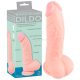 Medical - medical silicone dildo (20cm) - natural