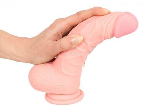 Medical - medical silicone dildo (20cm) - natural