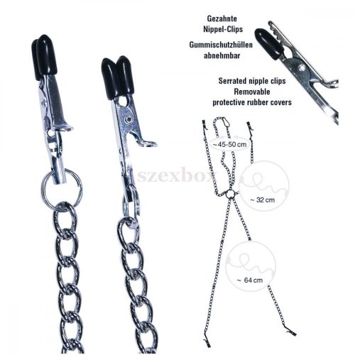Sex chain with clip, for women