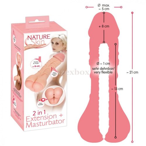 Nature Skin - 2in1 műpopsi és péniszköpeny