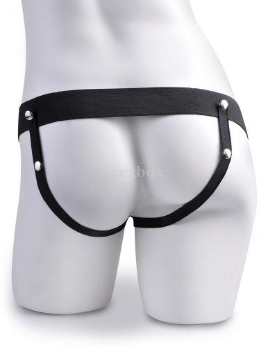 Fetish Strap-On 25.4 cm üreges spriccelő felcsatolható pénisz