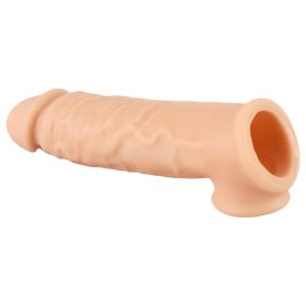 Realistixxx heregyűrűs péniszköpeny +5 cm hossz