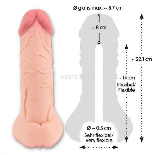 Nature Skin masturbator and XXL penis sheath