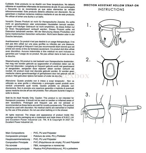 Erection Assistant üreges felcsatolható dildó