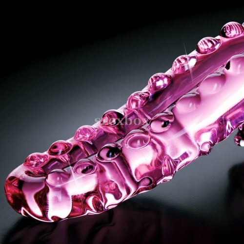 Icicles No. 24 - bordás nyelv üveg dildó