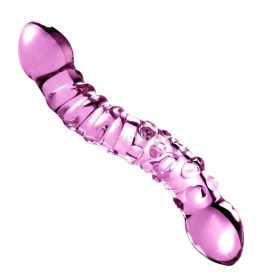 Icicles No. 55 - double-ended, G-spot glass dildo