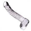 Icicles No. 61 - testicular glass dildo with penis