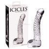 Icicles No. 61 - testicular glass dildo with penis