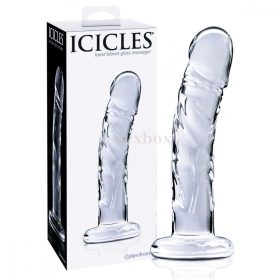Icicles No. 62 - glass dildo with penis