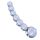 Icicles No. 66 - curved, spherical, glass dildo