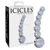 Icicles No. 66 - curved, spherical, glass dildo