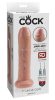 King Cock 7 fitymás  dildó 18cm