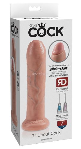 King Cock 7 fitymás  dildó 18cm