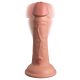 King Cock Elite clamp-on, lifelike vibrator 15cm