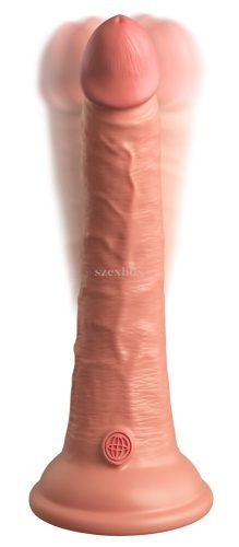 King Cock Elite 18cm natural dildo with remote control 
