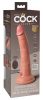 King Cock Elite 18cm natural dildo with remote control 