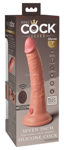 King Cock Elite 18cm natural dildo with remote control 