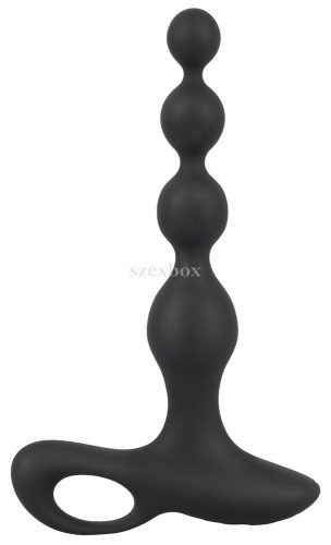 Black Velvet rechargeable, waterproof, pearl anal vibrator