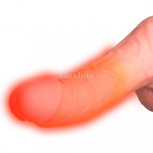 King Cock Plus Thrusting thrusting, warming vibrator 17cm