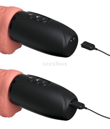 King Cock Plus Thrusting thrusting, warming vibrator 17cm
