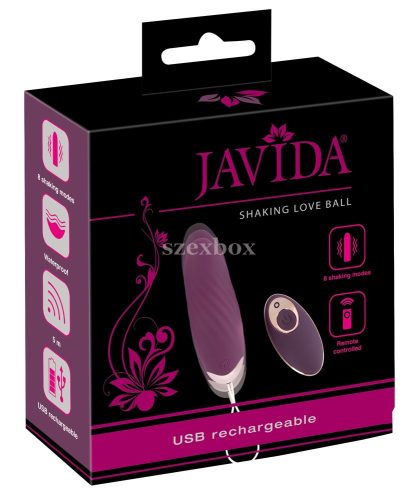 Javida Shaking Love rechargeable radio pulsating vibrating egg
