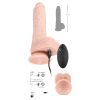Lifelike rechargeable, thrust-rotating vibrator