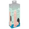 Lifelike rechargeable, thrust-rotating vibrator