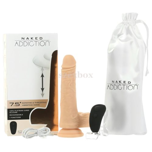 Naked Addiction Thrusting lökő vibrátor 19cm