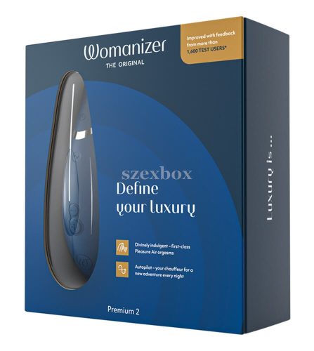 Womanizer Premium 2 Blue – Luxury Clitoral Stimulator