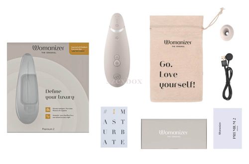 Womanizer Premium 2 White – Premium Clitoral Stimulator