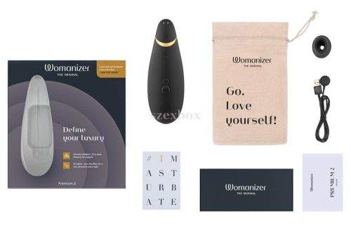 Womanizer Premium 2 Black – Premium Clitoral Stimulator
