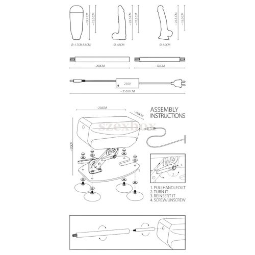 The Banger Fucking Machine – erős, kompakt szexgép szettel