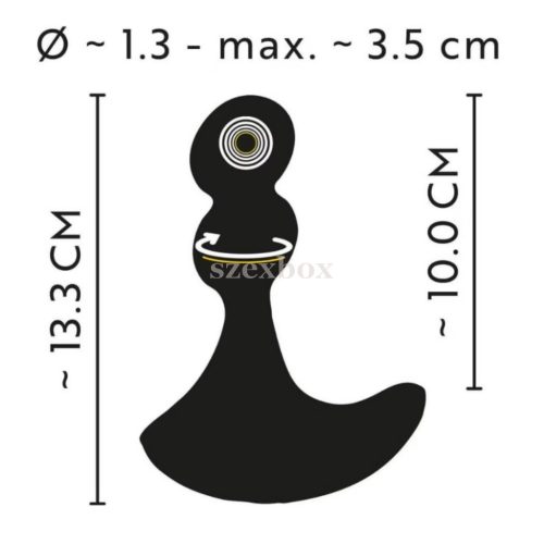 ANOS 2 motor prostate vibrator – rotating, vibrating pleasure